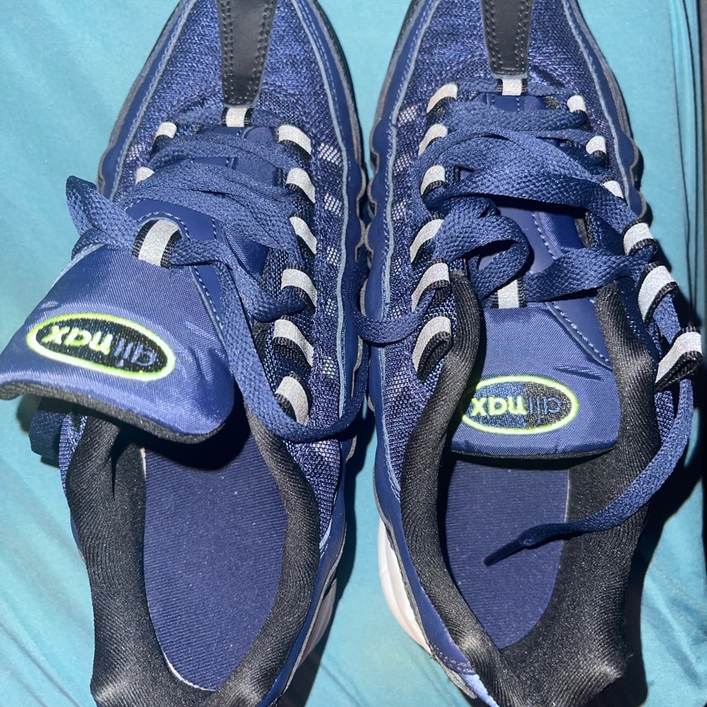 Nike Blue and Black Sneakers